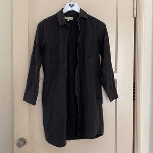 Madewell button down shirt/dress